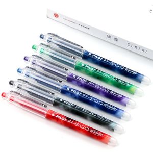 Original Japan Pilot P500 Retractable Rolling Ball Point Gel Ink Pens, 0.5mm Extra Fine Point, Smooth Writing Large Capacity