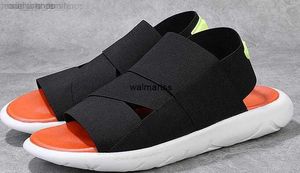 Sandały Buty Męskie Kapcie Summer Y3 Black Samurai Otwarta platforma sportowa Roman Leisure Beach Koreańska wersja