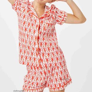 Kvinnor Söta rullkanin Pyjamas Monkey Print Sleep Pyjamas Shorts Set For Women 2 Piece Short Sleeve Preppy Matching PJ SETS 240408Q0TZ