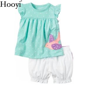 Shorts Fashion Baby Billies Abito Bird Bird Cute Abbigliamento neonato set di magliette per bambini Shorts Hot Shorts Summer Outfit 6 9 12 18 24 Monce Tops