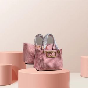 Luxusbeutel Designer Frauen plattiert Goldbrief Hochwertige Gewebe Handtasche Einfacher Reisen Casual Handeinkaufstasche bequem zu tragen xb154 e4