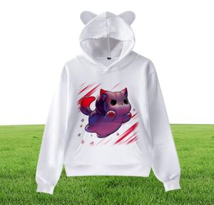 Aphmau Merch Kids Hoodie för pojkar flickor harajuku tröja streetwear hip hop kawaii katt öron trackover hooded jacka cosplay7556250