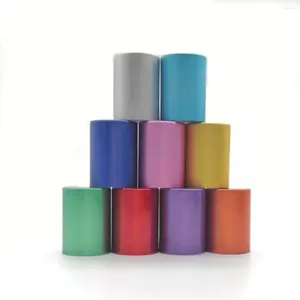 Depolama Şişeleri 10x 100x Renkler 16mm 5ml için Alaşım Kapak Kapağı Cam Doterra Üzerinde Rulo Young Living Esansiyel Yağlar Parfüm Millete Şişeleri