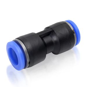 PU PG PG Pneumático Conector Quick Connector Plástico Tubo de ar 4 6 8mm 10mm 12mm 14mm 16mm 16mm Redução de gás Conexão rápida