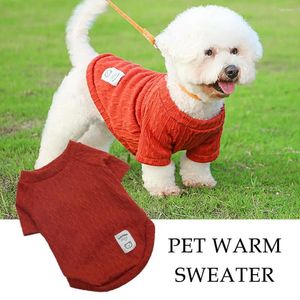 Sweter odzieżowy dla małych psów ubrania szczeniąt zimowe ciepłe golf schnauzer chihuahua mops kostium pet ubiór t0d5
