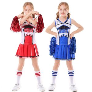 Girls Creepy Zombie Cheerleader Halloween Costume