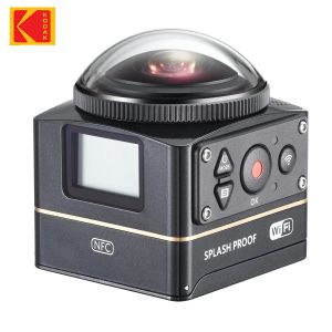 Kameror Original Kodak PIXPRO SP360 4K VR -kamera för YouTube Video 360 Action 1080p WiFi NFC iOS Support Premier Pack