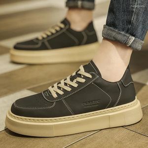 Casual Shoes Men's Elevator Increase 6cm Sneakers Men Sports Leisure Inner Height Increasing Hidden Heels Size 39-44