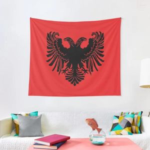 Gobelin albańskiej flagi gobelinu dekoracyjny dekoracje anime ścienne