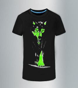 2018 NOWOŚĆ 3D TSHIRT MĘŻCZYZNA Fluorescencja spersonalizowana Shortsleeve Luminous Tee Shirt Summer Tops Men Tshirt Lekkie ubrania7444187