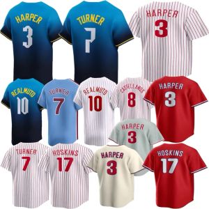 2024 Maglie da baseball per uomini della città Bryce Harpe Trea Turner Bohm Halladay Castellanos Rhys Hoskins JT Realmuto Schwarber Stitch Jersey