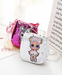 LOL рюкзак LOL Crossbody Bag Cartoon Sequints Teenagers Anime Kids School School Bag Travel Bling Rucksack Bags для Kid и Adul8877447