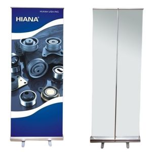 Standard Aluminum Alloy Popup Rollup Roll Screen Advertising Poster Display Stand 80x200cm 6pcs