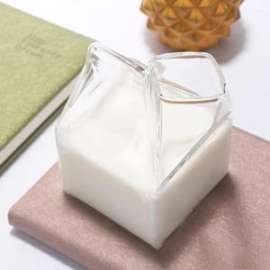 Vinglas 1 st 300 ml halv pint mjölkkartong kreativ mini creamer kanna glas mugg ko udder cup grossist