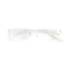 Solglasögon män kvinnor rensar rimlösa läsglasögon harts presbyopia läsare glasögon plast ram gafas 10 20 till 40 0055432853