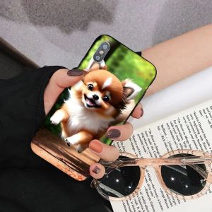 Babaite Cute Pomeranian Dogs Phone Case Silicone Soft för iPhone 14 13 12 11 Pro Mini XS Max 8 7 6 Plus X 2020 XR Shell
