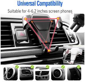 Universal Adjustable Cell Phone Holder Car Air Vent Gravity Design Mount Cradle Stand Navigator Holders Automatic Clip Cars Bracke6138500