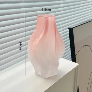 Вазы скандинавский творческий стиль замороженный высококачественный ваза стеклянный цветок