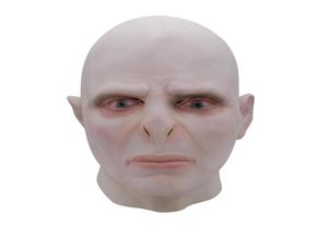 The Dark Lord Voldemort Mask Helmet Cosplay Masque Boss LaTex Okropne przerażające maski terrorysty Halloween Mask Costume Prop197p2054068