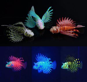 人工水族館は、光シミュレーションで作られた高品質のシリコン材料で作られています動物ジュエリー水族館装飾9892529