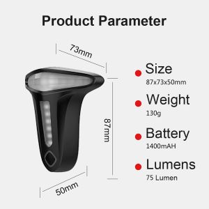 Newboler sensor de freio de freio de bicicleta traseira star automatury pare luzes de bicicleta USB lanterna traseira de ciclismo para acessórios de bicicleta