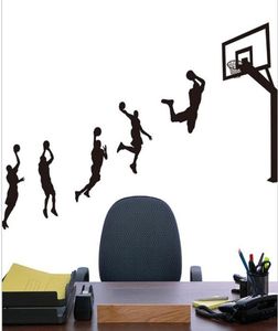 Basketball Players Laup Wall Sticker Vinyl Handmade Wall Decals for Kids Rooms Nursery Decoration Sport Decals For Boy Room5915112