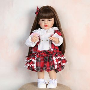 Keiumi 55 cm silikonowy styl vintage lalka Reborn Baby Doll Bebe Reborn Toys Birthday Prezenty dla dziecka