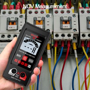 GVDA Digital Multímetro Auto Range DMM Voltímetro Verdadeiro RMS AC DC NCV OHM METURO DE TENSÃO Multi-meter 4000 contagens SMART Multitester