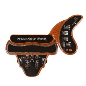 ケーブルギターピックアップフォークアコースティックエレクトリックコーラス遅延リバーブエフェクターギターピックアップクラシックアコースティックギターアクセサリー用