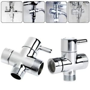 Rubinetto interruttore a 3 vie 1/2 valvola adattatore per doccia per doccia Valvola del bagno Faucet Doccia Doccia Connector Splitter Accessori per il bagno