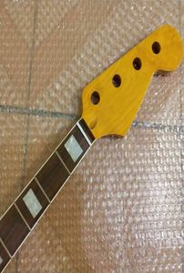 Electric JAZZ Bass Guitar Neck yellow Replacement Maple Wood 20 Fret5069890