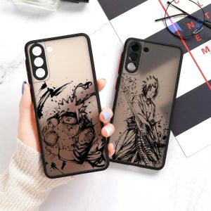 U-Uzumaki Anime Matte Coque para Samsung S23 5G Galaxy S20 Fe S21 S22 Ultra S10 S8 S9 Plus Fundas u-uchihas-sasukes-iTachis