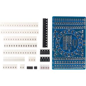 BASSIMENTO DI PRATICI DI PRATICI DI SALDAGGIO SMD fai -da -te Disposizione di addestramento per le competenze a LED set di transistor LED