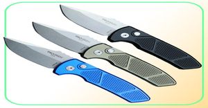 Protech les george sbr mark s35vn lâmina caça de alumínio bolso acampamento bolso de sobrevivência ao ar livre cozinha edc ferramenta tática dobring knife2794267