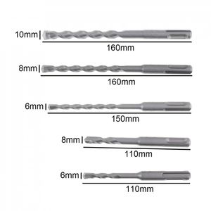 6mm 8mm 10mm Round Shank Center Drill Bit SDS Plus Rotary Hammer betong murborrbitar för träborrning