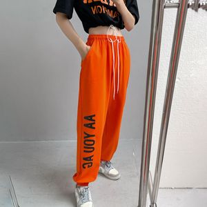 Abbigliamento hip hop per adulti top neri pantaloni arancioni casual danza da strada da strada da ballo jazz costumi da danza hip hop