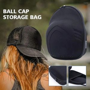 Förvaringspåsar 1st Baseball Cap Bag Eva Waterproof Travel Socks Hat Carrying Underwear Sport Carrier Box Fall I9l6