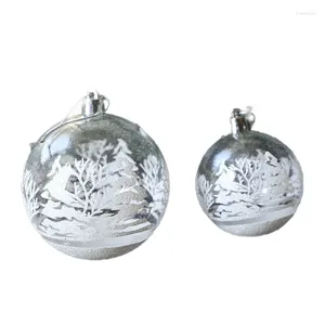 Decorative Figurines Christmas Ball Boxed Painted Decoration Package Hanging Shopping Mall Tree