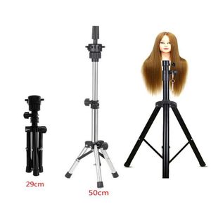 Strumenti per capelli regolabili Wig Stand Stand Tripode Stand Mannequin Holder Testa per parrucchiere Strumenti di salone1614666 Dropleding Otizu