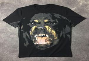 Luxus -Männer Designer T -Shirts Männer Frauen Hip Hop T -Shirt 3D -Druck Rottweiler Designer Shirt Tee3745092