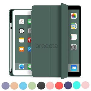 Tablet PC Cases Bags Case for iPad 10th gen case cover Air 5 4 10.9 Mini 6 iPad 10.2 9th 8th 7th ipad pro 12.9 11 2022 funda case with pencil holder 240411