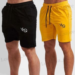 Shorts maschile Shorts Shorts Shorts cotone ricamato Casual Pant Jogger Pant Five Point Funzione allenamenti di pantaloncini da basket per bodybuilding Shorts T240411