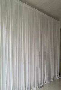 Düğün Zemin Stand Perde Drape Düğün Malzemeleri Parti Etkinliği için Basit Drapes Arka Plan 10x20ft2386331