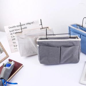 Storage Bags Cosmetics Makeup Organizer Cotton Bag With Pockets Hanging For Bathroom Remote Control Pouch Box