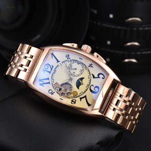 Luxusmenschen beobachten Top Brand Day Date Alle Unter-Dials Arbeit Männer Uhren Blywheel Mechanical Automatic-Bewegungsgelenkscheine für Männer