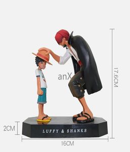 15 cm anime ett stycke fyra kejsare shanks stråhatt luffy pvc actionfigur gå god docka samlingsmodell leksak figur5227622