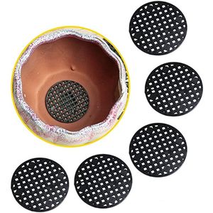 50pcs Flower Pot Hole Mesh Pad Bonsai Pot Bottom Grid Mat Prevent Soil Loss Gasket Leakproof Drainage Bottom Mat 2.5/4.5/7.5cm