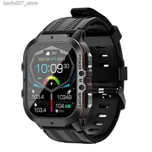 Zegarek nakolutel BT20 2024 Solidne męskie inteligencja sportowa 350MAH BT 5.2 1,96-calowe AMOLED Display Mens Intelligence