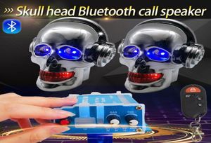 1PEECE MOTORCYCLE SKULL Bluetooth O с MP3-водонепроницаемым усилителем Subwoofer 12V педали с тремя колесными педалями.