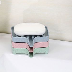 Kreatywne ekologiczne słomki plastikowe stojak na mydło woda bez poślizgu drenaż wodoodpusza pudełko w łazience do przechowywania